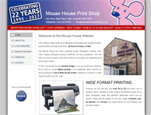 Tablet Screenshot of mousehouseprintshop.co.uk